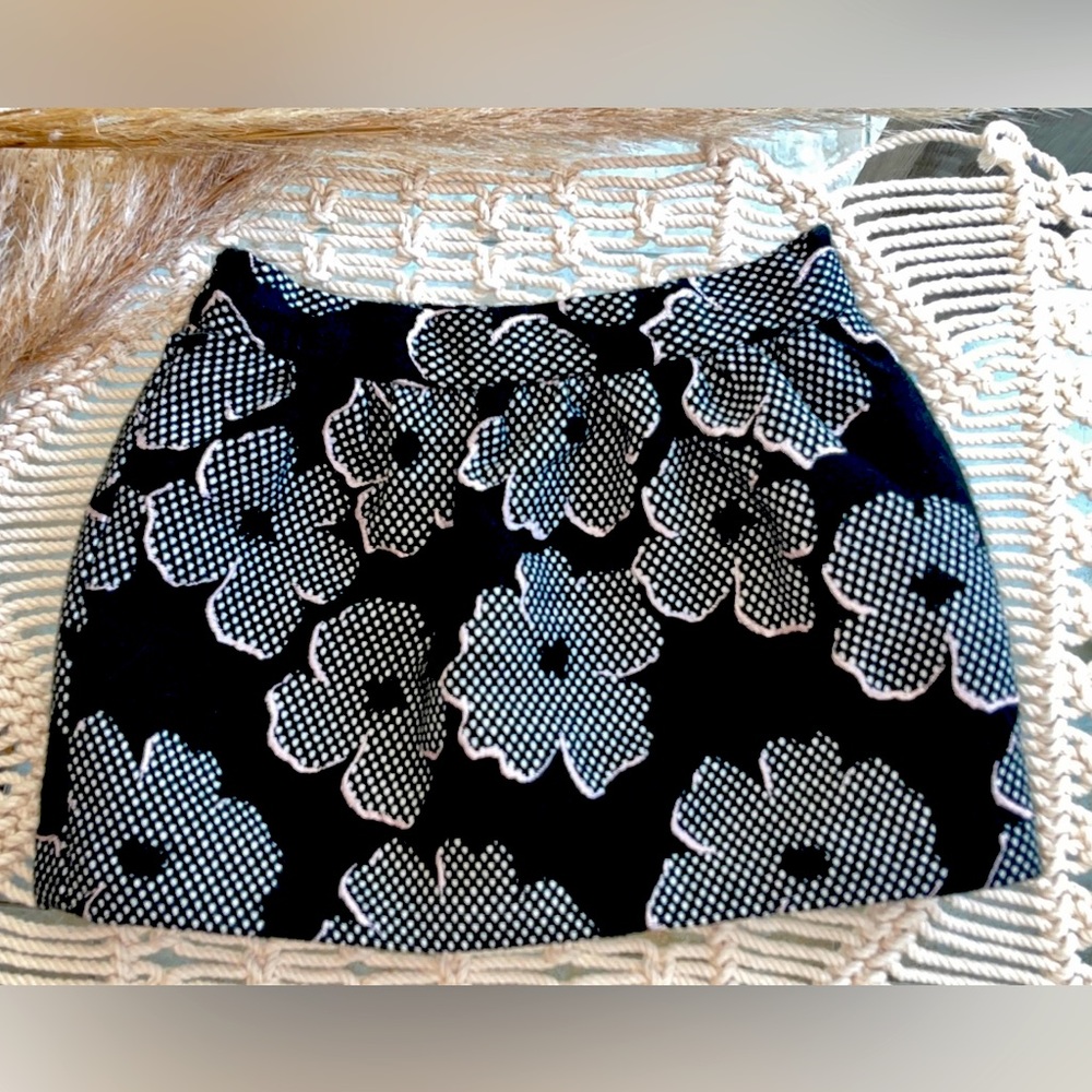 Janie and Jack girl skirt, 12-18 months, floral print.